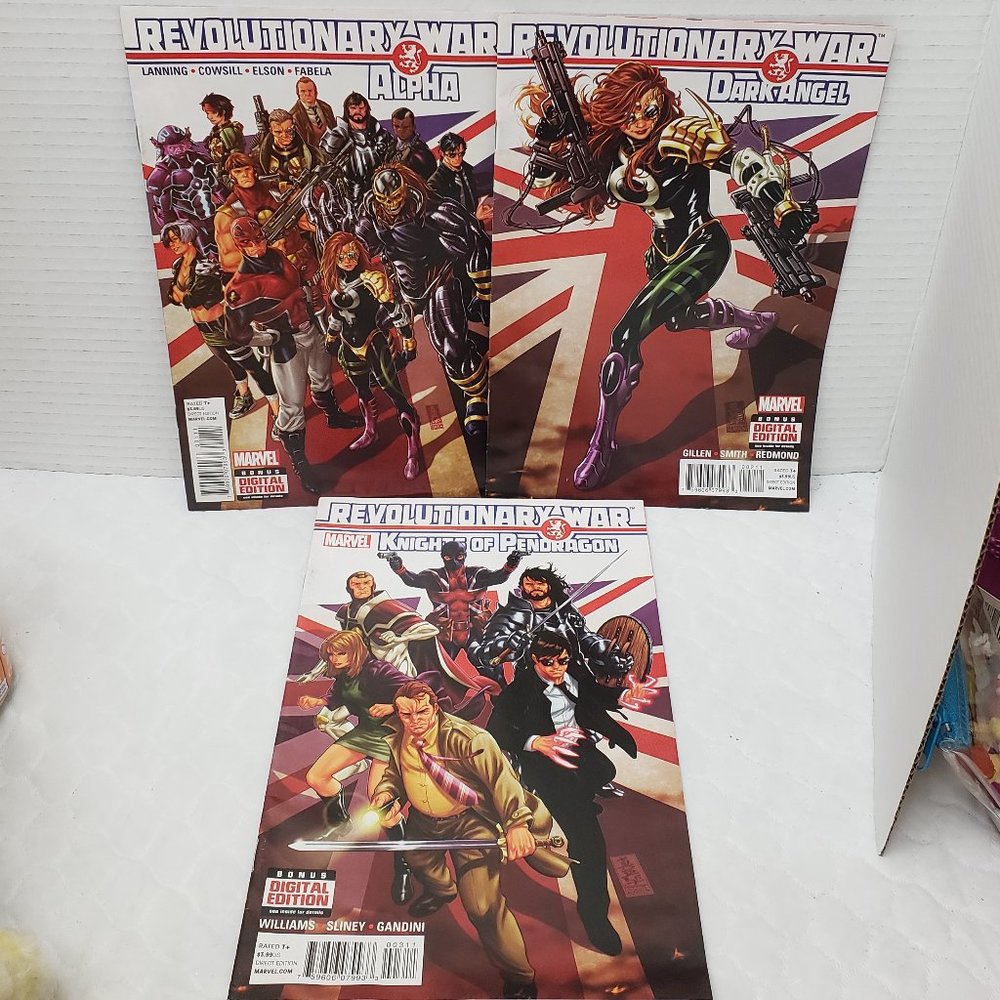 Marvel Revolutionary War Comic Books
